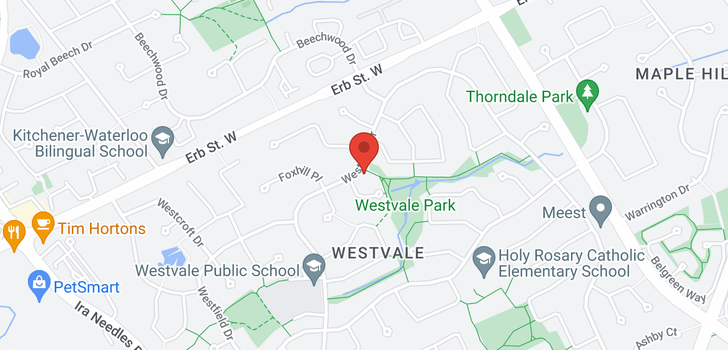 map of 206 Westvale Drive